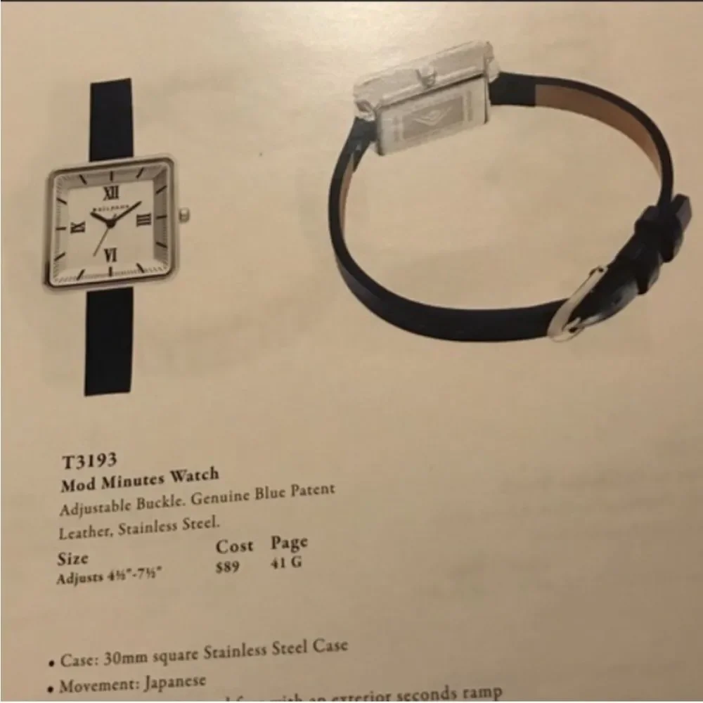 Silpada Mod Watch with Navy Band ECU